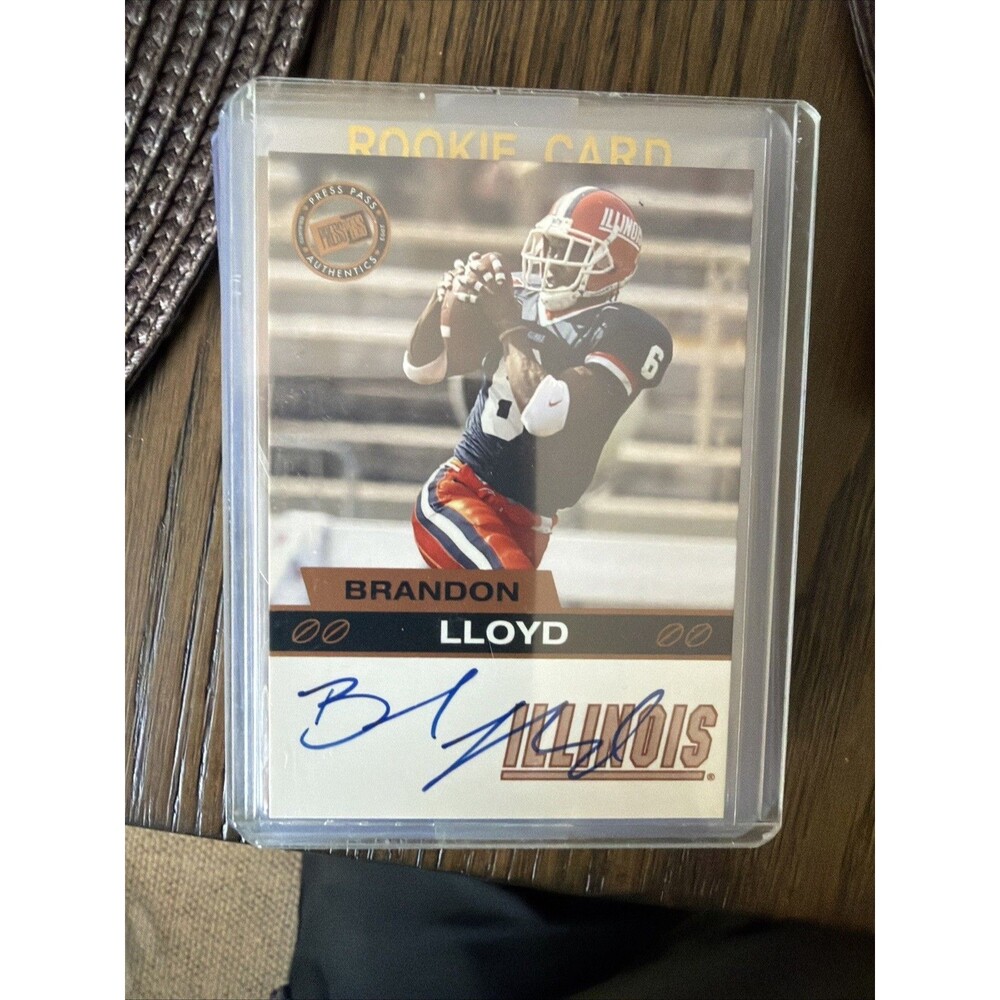 2003 Press Pass - Autographs Brandon Lloyd Bronze (AU, RC)